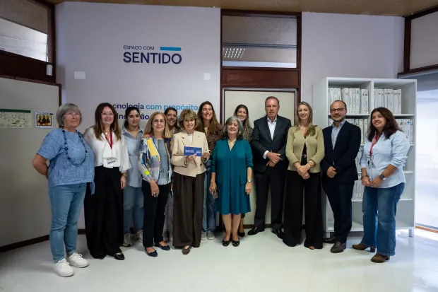 Inauguração Espaço com Sentido - equipa Fundação e Caloute Gulbenkian