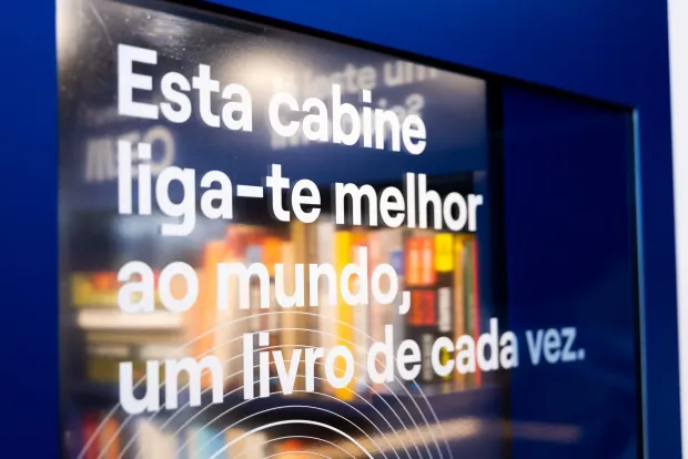 mensagem cabine leitura