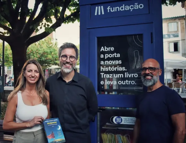 Equipa Fundação MEO e Pedro Chagas Freitas