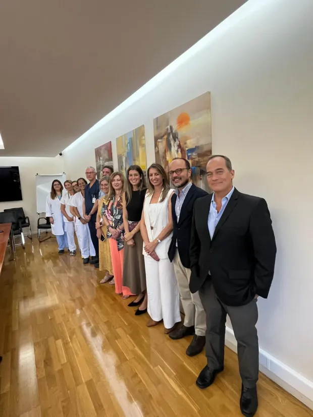 equipa do Hospital Amadora Sintra e Fundação MEO