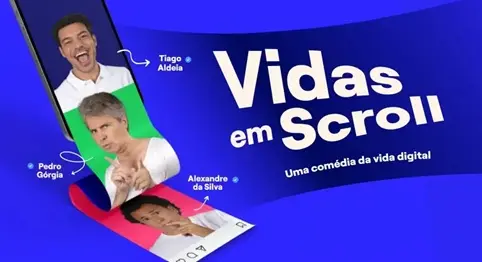 Vidas em Scroll Cartaz t